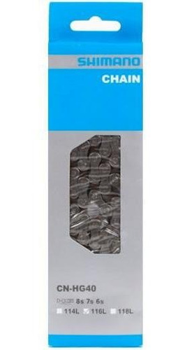 Cadena Bicicleta 6 7 8 Velocidades Shimano Cn-hg40 Bulk