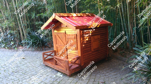 Cucha De Madera Ideal Para Perros Grandes