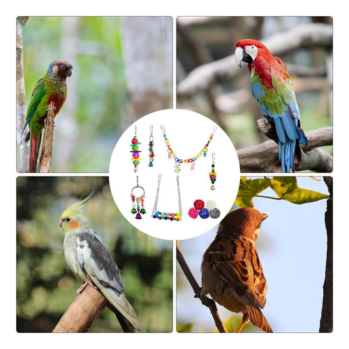 Juego De Juguetes Para Loros Juguetes Para Pájaros Para Peri