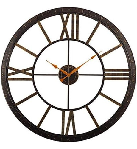 Firstime & Co. Reloj De Pared Big Time De Bronce, Gran Decor