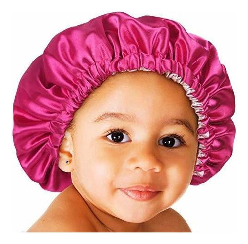 Yanibest - Gorro De Saten Para Dormir Para Cabello Rizado, 