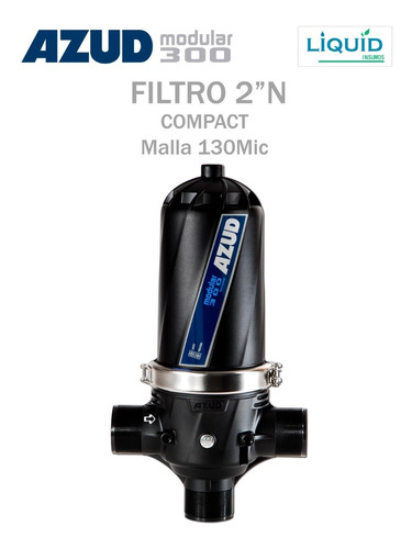 Imagen 1 de 5 de Filtro Malla Para Riego Y Goteo Azud Modular-300 2'' Compact
