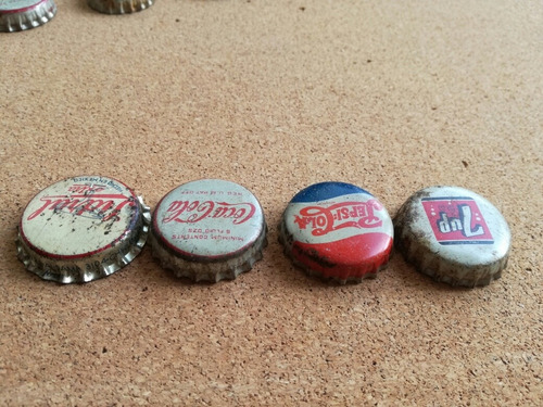 Corcholatas Refresco Lote De 4 Sidral Coca Pepsi Seven Up (Usado)