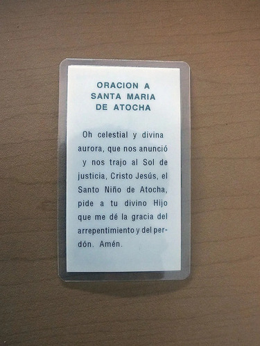 Virgen De Atocha 100 Estampas Enmicadas Tarjetas Cromo