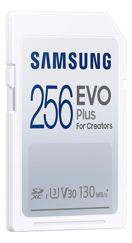 Tarjeta De Memoria Samsung Evo Plus 256gb Sdxc Mb-sc256 (Usado)