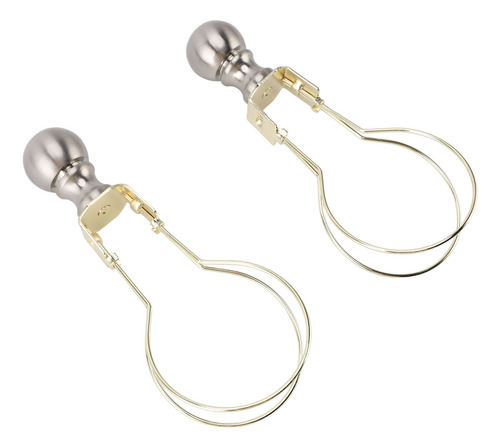 Adaptador Bulb Clip, 2 Unidades, Pantalla De Metal Moderna Y