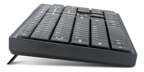 Kit de teclado y mouse inalámbrico Genius SlimStar 8000ME Español de color negro