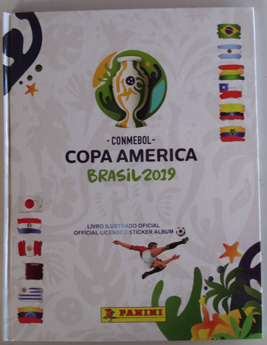 Álbum De Figurinhas Copa América Brasil 2019 Completo C Dura