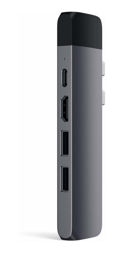 Adaptador Hub De Aluminio Tipo C Pro Con Ethernet 4k H...