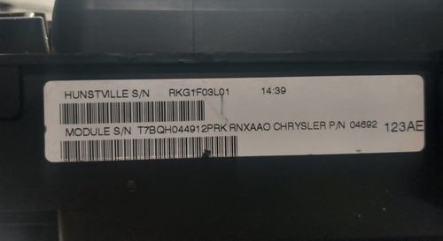 Caja De Fusibles Tipm Ram 2009 04692 123ae (Usado)