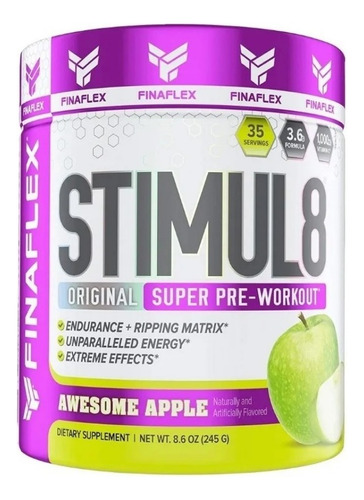 Stimul8 Finaflex 35 Servicios + Sabor Awesome Aple