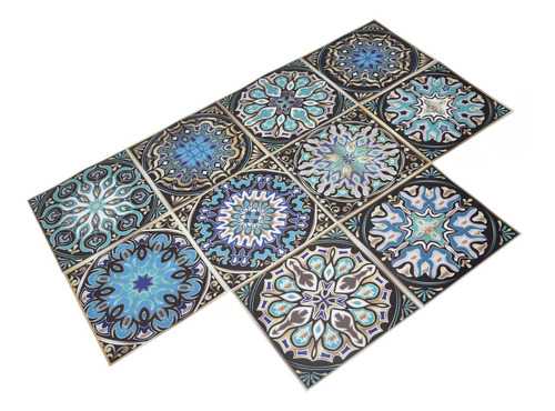 Pegatinas Para Azulejos, 10 Unidades, De Pvc, Estilo Árabe,