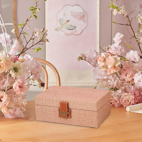 Caja De Almacenamiento, Solución Pequeño Rosa