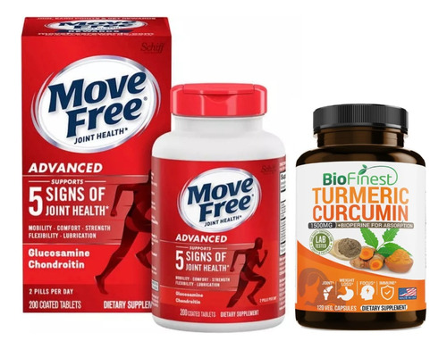 Move Free Advanced Glucosamina Condoitrina+ Curcuma Turmeric