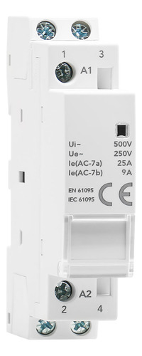 Contactor Doméstico Modular Tensión 220v 25a 2no Ac230v