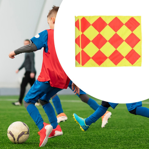 Equipamento De Árbitro De Bandeira Do Pólo De Futebol