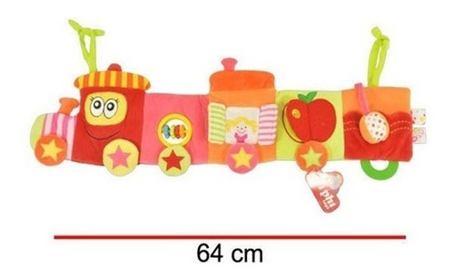 Imagen 1 de 1 de Barral De Cuna Trencito Peluches Phi Phi Toys 8579