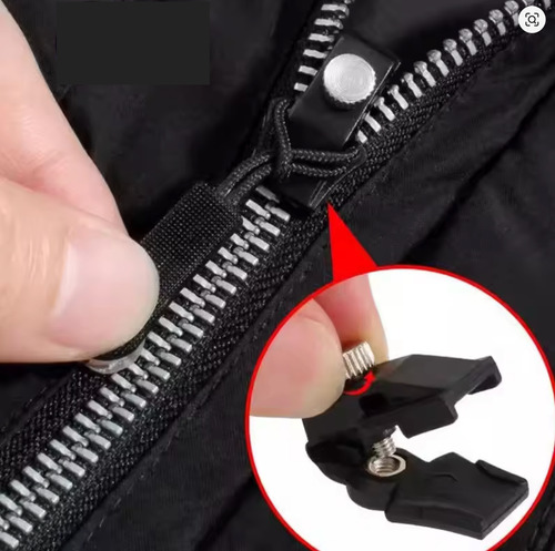 Kit De Reparación De Cierre P/ Campera Mochila Botas Etc X2 Negro T-s X4