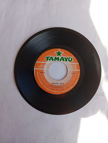 Vinilo Single De Victorio Vergara - Amada Mia ( H145 (Usado)