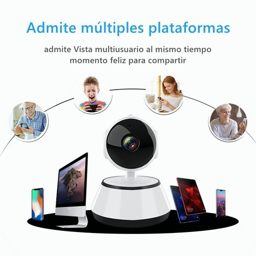 Imagen 5 de 9 de Cámara De Seguridad V380 Hd Con Wifi Y Visión Nocturna