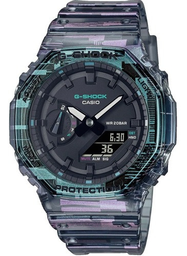Relógio Casio G-shock Ga-2100nn-1adr Glitch +