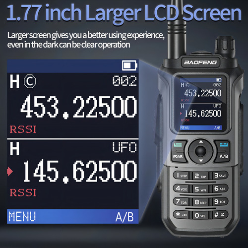 Walkie-talkie Baofeng BF-21 UV-21 PRO V2 y frecuencia UHF/VHF - negro 220V