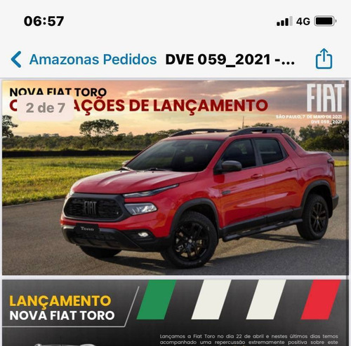 Imagem 9 de 10 de Fiat Toro 1.3 Turbo 270 Flex Volcano At6