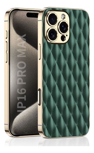 Funda De Cuero Galvanizado For iPhone Carcasa Dura A Prueb