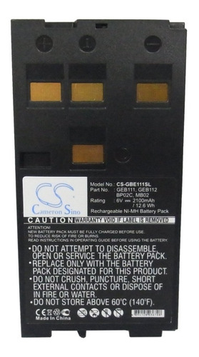Bateria Pila Estacion Total Leica Geb111 Geb112 Tc802 Tc803