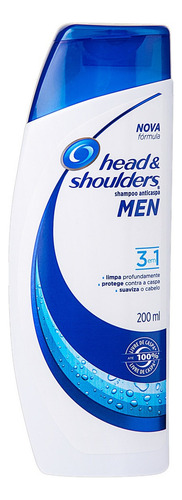 Shampoo Anticaspa Men 3x1 Head & Shoulders 200ml