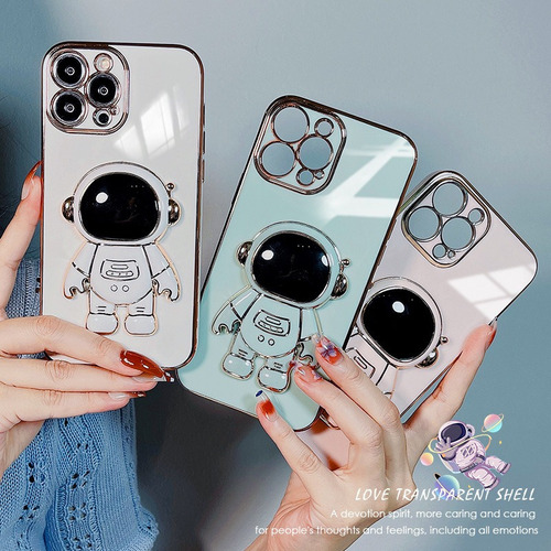 Funda Teléfono Caramelo Color Astronaut Stand For Samsung