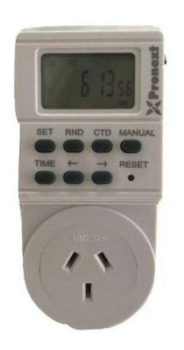 Timer Digital De Pared Semanal