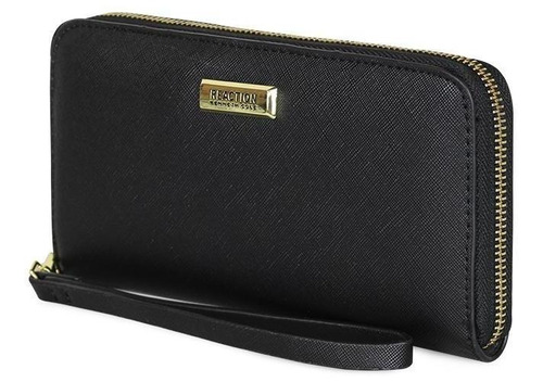 Billetera Mujer Jaeda Negra Kenneth Cole