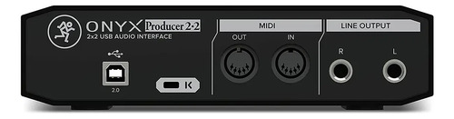 Interface De Audio Mackie Onyx Producer 2x2 24 Bits 192 Khz