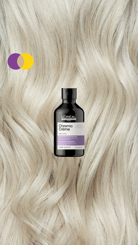 Imagen 7 de 8 de Shampoo L'oréal Professionnel Serie Expert Chroma Crème Matizador En Botella De 300ml Por 1 Unidad