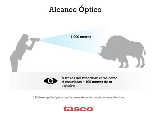 Tasco binocular essentials 170165 color negro 16x50mm