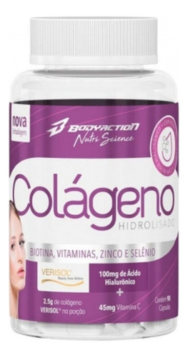 Colágeno Body Action - 90 Caps Sabor Sem sabor