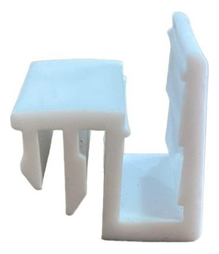 Guia Deslizante Para Box De Vidro De Banheiro - 1 Und Cor Branco