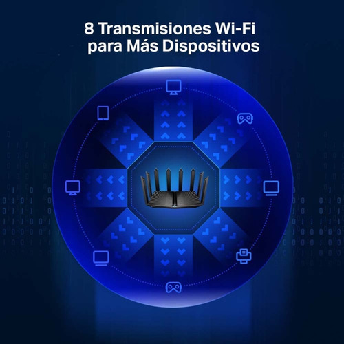 Router Tplink Rompe Muros Mesh Wifi6 Tri-band Archer Ax 2.5g