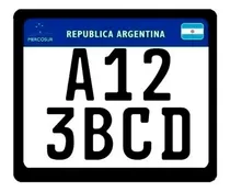 Comprar Porta Patente Mercosur Motos Portapatente Con Tornillos