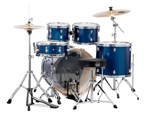 Batería Mapex Venus 5 Pzas C/hw Ve5294ftc-vi Color Blue Sky Sparkle