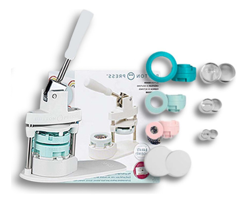 Kit Maquina Button Press + Insumos