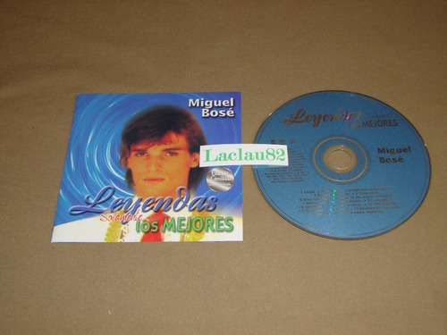 Miguel Bose Leyendas Solamente Los Mejores 2001 Sony Cd