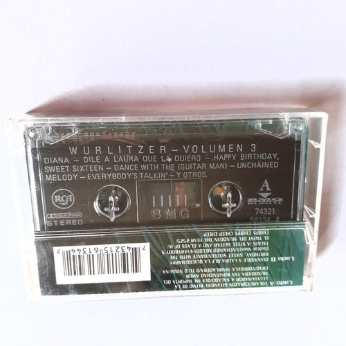 Cassette 60's Wurlitzer 3 Sylvie Vartan, Rita Pavone,