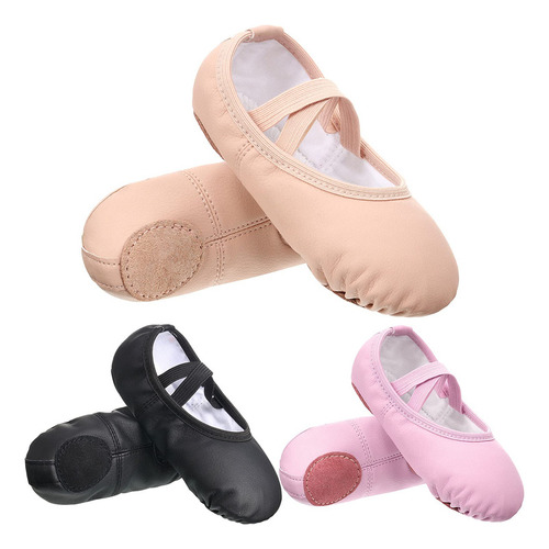 Satinior 3 Pares De Zapatos De Ballet Para Niñas Y Niños Peq