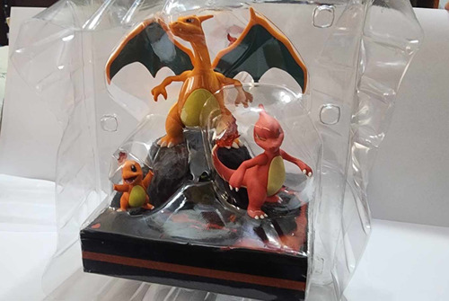 Figura Videojuego Pokemon Go Charmander Charmeleon Charizard