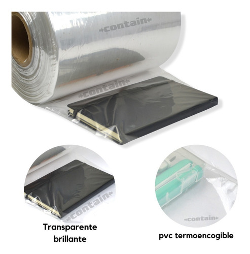 Imagen 3 de 7 de Rollo De Pelicula Termoencogible De Pvc Doble De 25 Cms