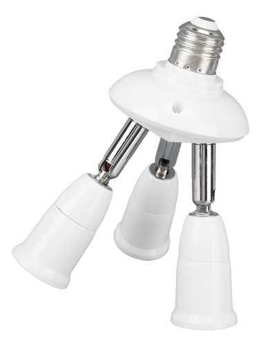 Adaptador Divisor De Enchufe E26 E27 Ajustable En 360 Grados