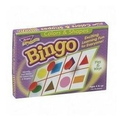 Bingo Didáctico Formas Y Colores Marca Trend