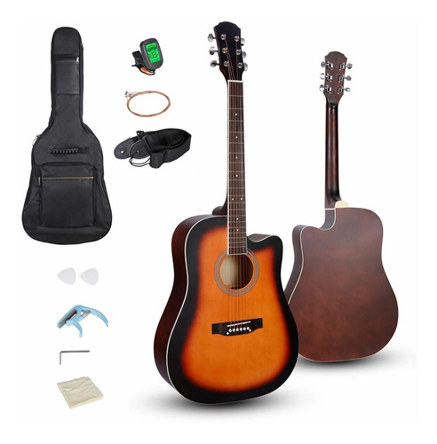 Smartxchoice Juego Guitarra Acustica 6 Cuerda 41 Tamaño